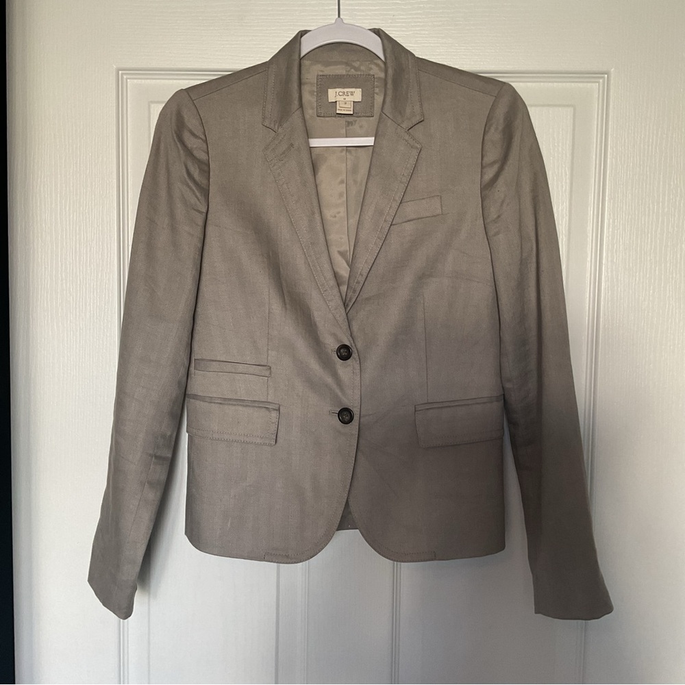 J. Crew Women's Light Taupe Blazer